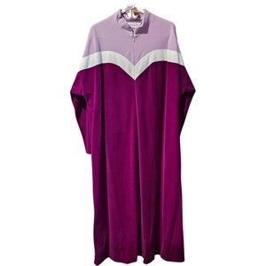 001. 60s 70s VANITY FAIR Velour Lounger - 24" ptp